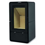 Сбоку Печь Tek Round Eco (Solzaima)