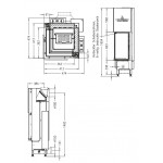  Топка Arte 2LR66H (Spartherm)