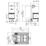  Топка Arte U-50h (Spartherm)