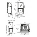  Топка Premium V-2L-55H (Spartherm)