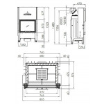 Чертеж Топка Varia 1V57H (Spartherm)