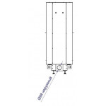  Топка 3VLF 700W/B/G -3 варианта цвета (STAV)