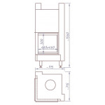  Топка CF 460W/B/G -3 варианта цвета (STAV)