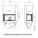  Топка CFR 1000W/B/G -3 варианта цвета (STAV)