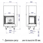  Топка CFR 650W/B/G -3 варианта цвета (STAV)