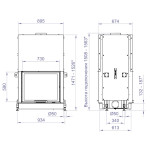  Топка DF 750W/B/G -3 варианта цвета (STAV)