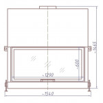  Топка DHF 1300W/B/G -3 варианта цвета (STAV)