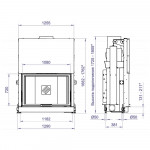  Топка F 1100W/B/G -3 варианта цвета (STAV)