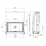  Топка F 1300W/B/G -3 варианта цвета (STAV)