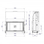  Топка F 1500W/B/G -3 варианта цвета (STAV)