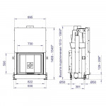  Топка F 750W/B/G -3 варианта цвета (STAV)