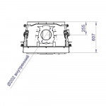  Топка F 750W/B/G -3 варианта цвета (STAV)