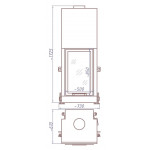  Топка FL 500W/B/G -3 варианта цвета (STAV)