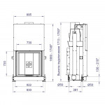  Топка FL 750W/B/G -3 варианта цвета (STAV)