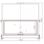  Топка HF 1500W/B/G -3 варианта цвета (STAV)