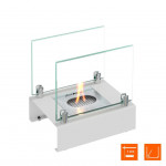 Белый Биокамин ALBA 4 цвета (SteelHeat)