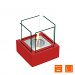 Красный Биокамин GLORIA 4 цвета (SteelHeat)