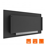 Сзади Биокамин GRAND 1200H (SteelHeat)