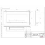 Чертеж Биокамин GRAND 1200H (SteelHeat)