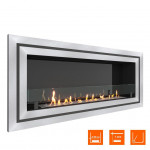 Сталь рамка Биокамин GRAND 1500 (SteelHeat)