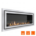 Сталь рамка Биокамин GRAND 1500 XL (SteelHeat)