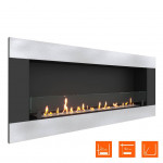 Стекло Биокамин GRAND 1500H XL (SteelHeat)