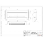 Чертеж Биокамин GRAND 1800 (SteelHeat)