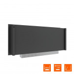 Сзади Биокамин LEADER 1300 (SteelHeat)