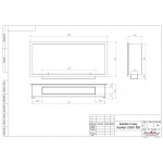 Чертеж Биокамин LEADER 1000 (SteelHeat)