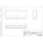 Чертеж Биокамин LEADER 1300 XL (SteelHeat)