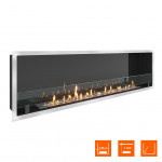 Сталь рамка Биокамин LEADER 1600 (SteelHeat)