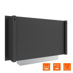 Сзади Биокамин LEADER 700 Small (SteelHeat)