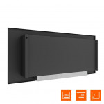 Сзади Биокамин LONG 1200H (SteelHeat)