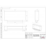 Ниша Биокамин LONG 1200H (SteelHeat)
