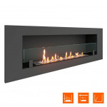 Стекло Биокамин LONG 1200 Small (SteelHeat)