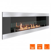 Биокамин LONG 1200H Small (SteelHeat)