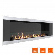 Биокамин LONG 1500H XL (SteelHeat)