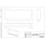 Ниша Биокамин LONG 1500 XL (SteelHeat)