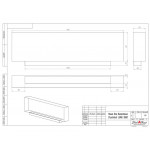 Ниша Биокамин LONG 1800H (SteelHeat)