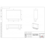 Ниша Биокамин LONG 900H (SteelHeat)