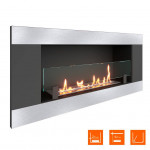 Стекло Биокамин LONG 900H Small (SteelHeat)