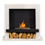  Биокамин STARCK Белый / Черный (SteelHeat)