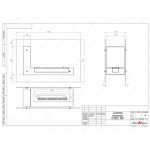  Биокамин TETRISE 900 (4 цвета) (SteelHeat)