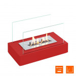 Красный Биокамин VERONA 4 цвета (SteelHeat)