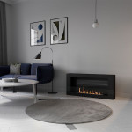 Интерьер Биокамин WALL LONG 1500 (SteelHeat)