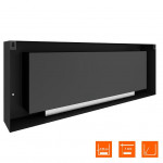 Сзади Биокамин WALL LONG 1500 (SteelHeat)