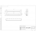 Чертеж Биокамин WALL LONG 1800 (SteelHeat)