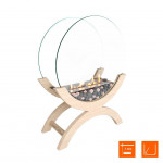 Бежевый Биокамин WOOD 600 (7 цветов) (SteelHeat)