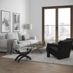 Интерьер Биокамин WOOD 600 (7 цветов) (SteelHeat)