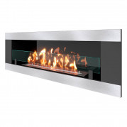 Биокамин LONG 1200V Small (SteelHeat)